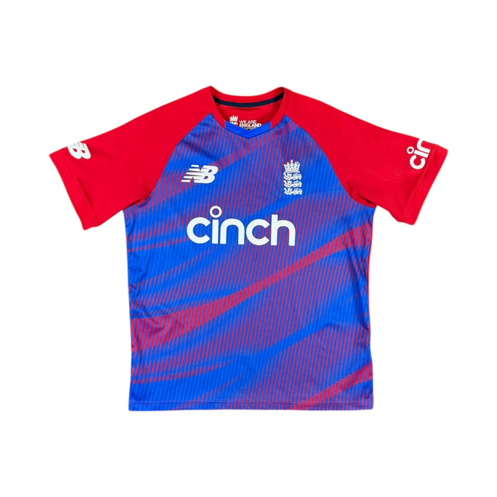 2021 England T20 Cricket New Balance Shirt - 8/10 - (M)