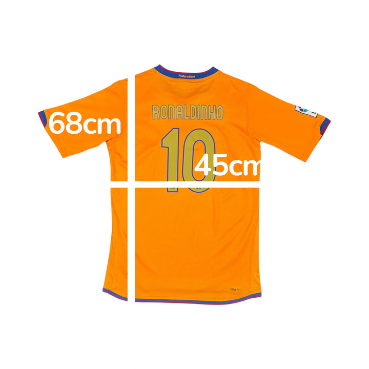 2006-07 Barcelona Nike Away Shirt RONALDINHO #10 - 9/10 - (14-15 Years)