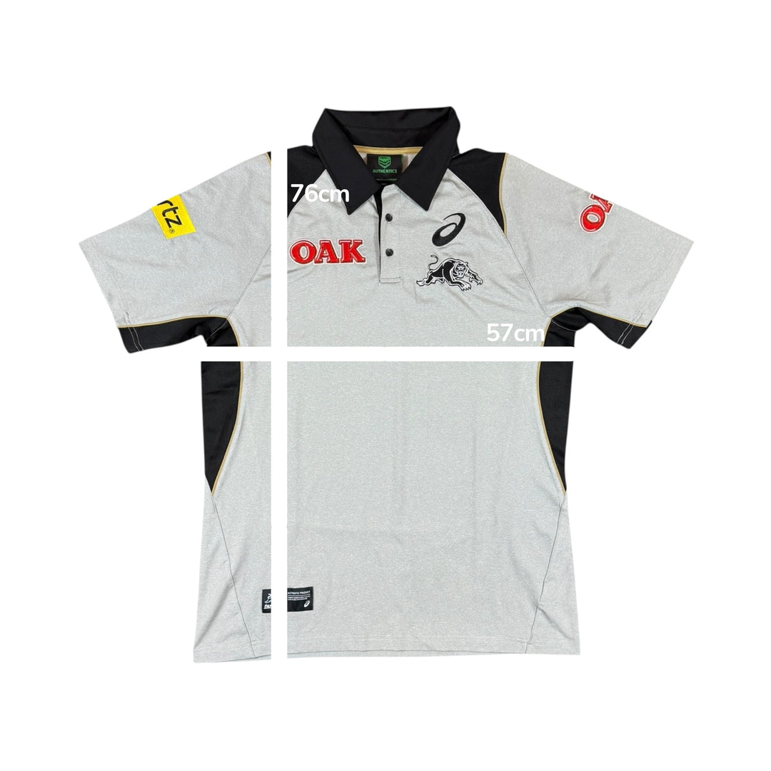 2016 Penrith Panthers Asics NRL Rugby Polo Shirt - 9/10 - (L)