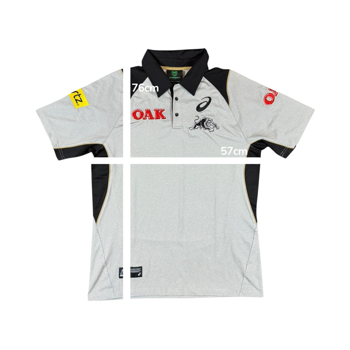 2016 Penrith Panthers Asics NRL Rugby Polo Shirt - 9/10 - (L)