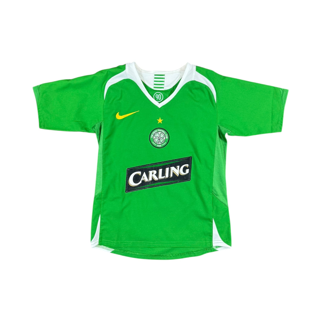 2005-06 Celtic T90 Nike Home Shirt #16 KEANE - 9/10 - (7-8 Years)