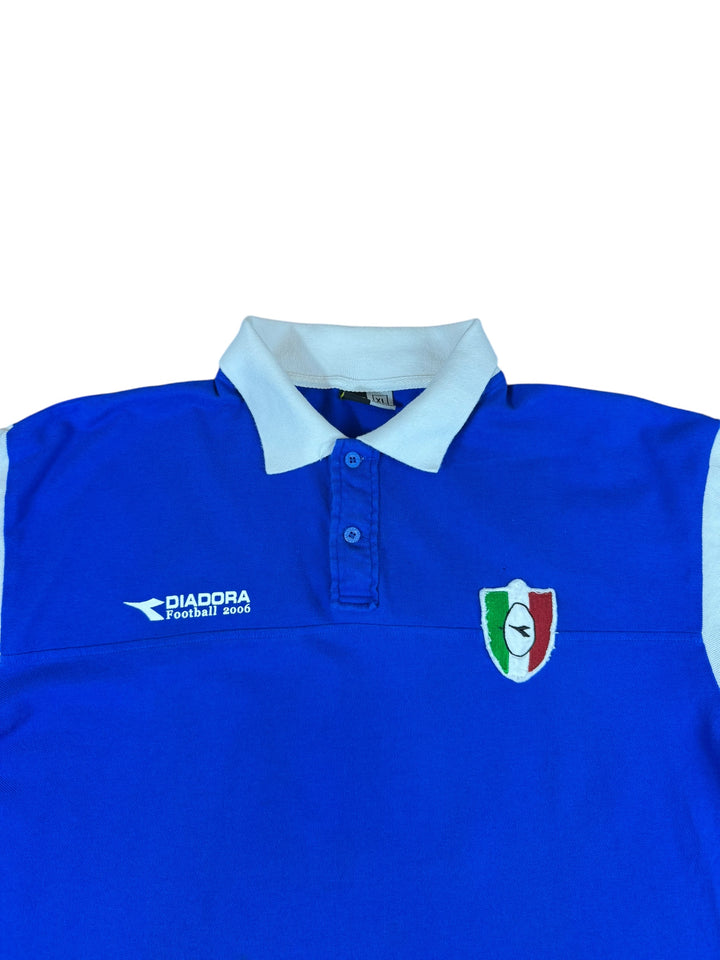 2006/07 Italy Diadora Football Polo Shirt - 8/10 - (XL)