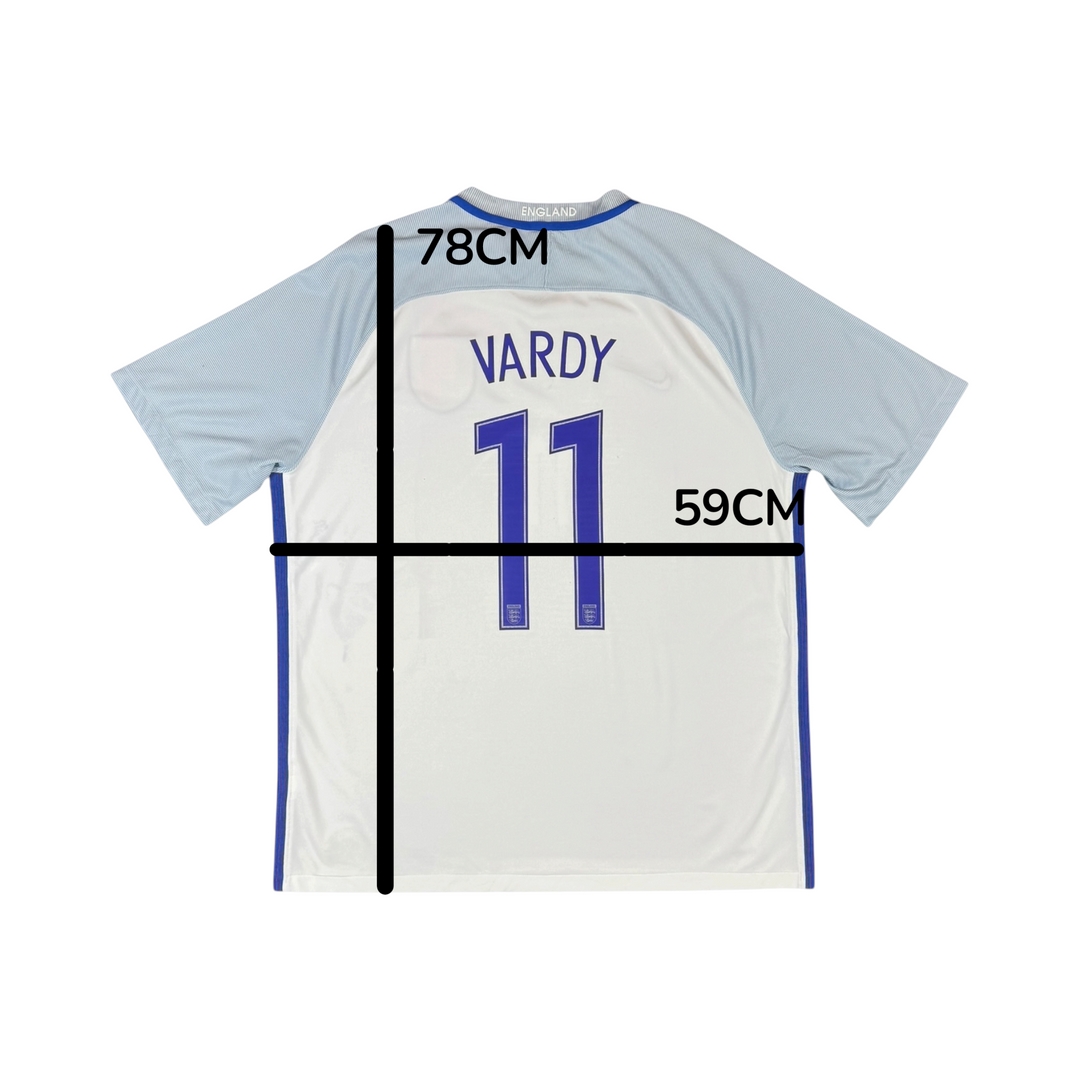 2016-17 England Nike Home Shirt VARDY #11 - 8/10 - (XL)