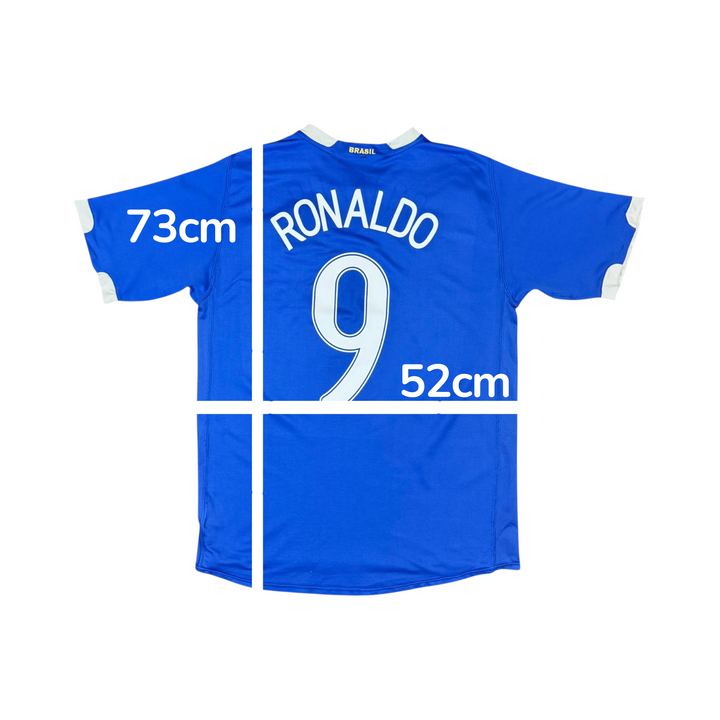 2006-07 Brazil Nike Away Shirt RONALDO #9 - 8/10 - (XL)