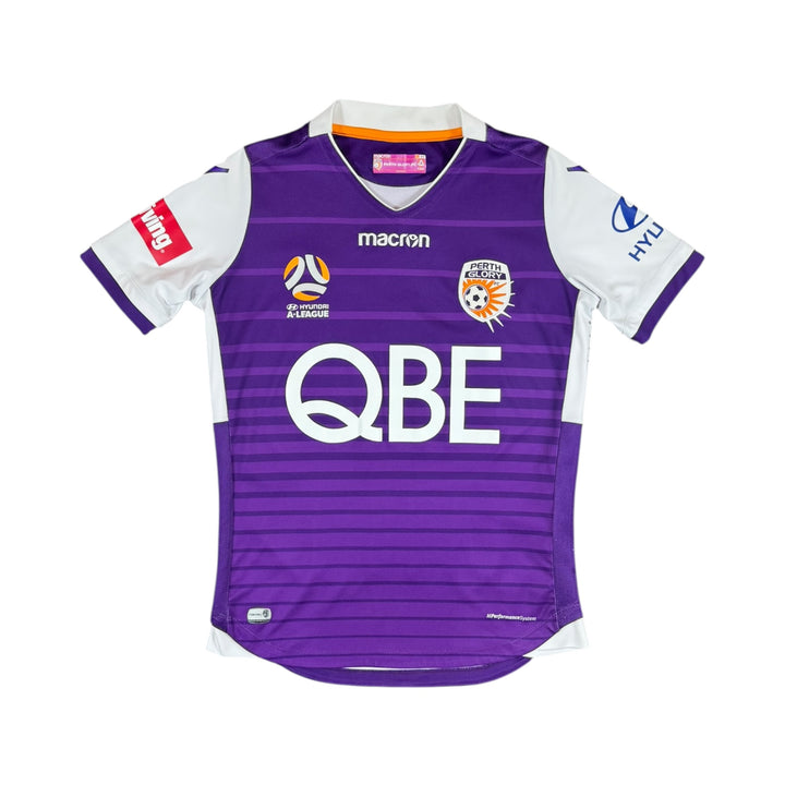 2018-19 Perth Glory Macron Home Shirt - 9/10 - (XS)