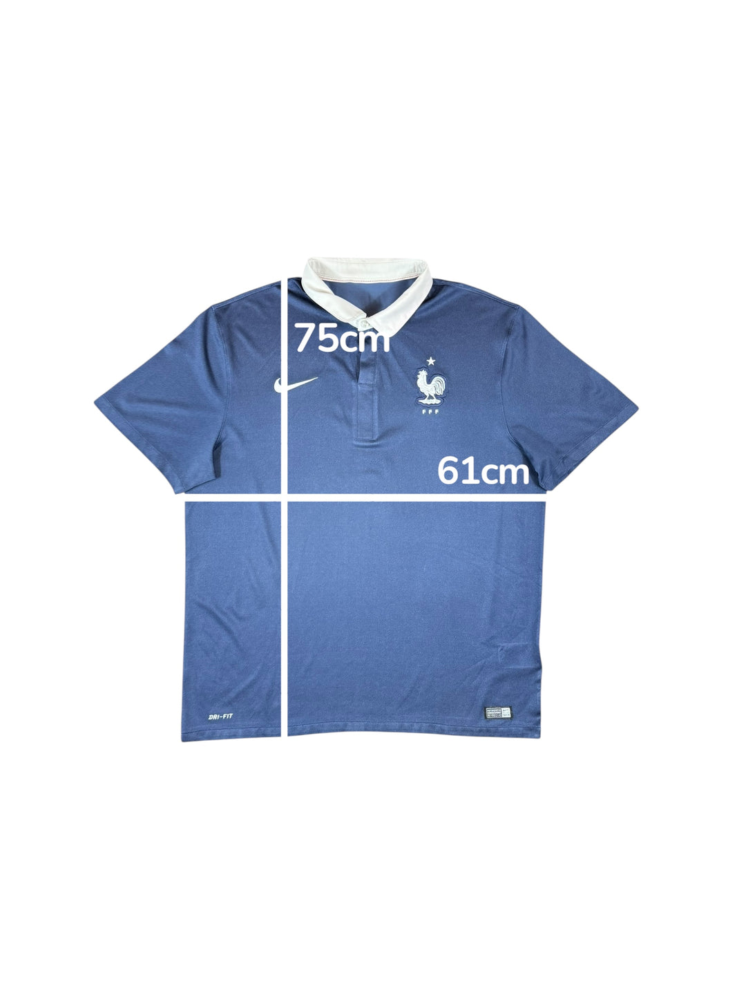 2014/15 France Nike Home Shirt - 8/10 - (XL)