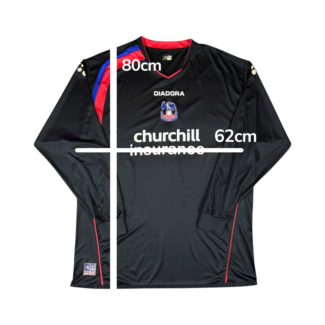 2005-06 Crystal Palace Diadora Away Longsleeve Shirt - 9/10 - (XL)