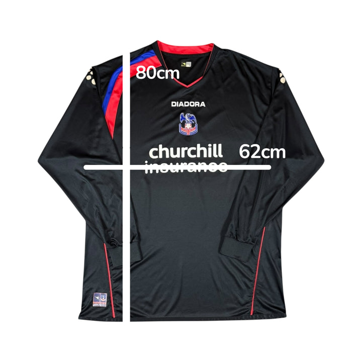 2005-06 Crystal Palace Diadora Away Longsleeve Shirt - 9/10 - (XL)