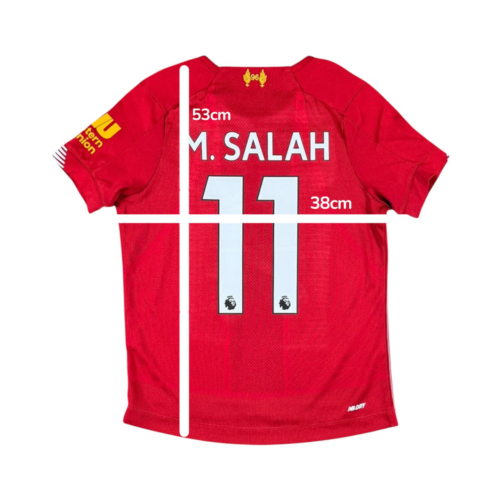 2019-20 Liverpool New Balance Home Shirt #11 M. SALAH - 9/10 - (9-10 Years)