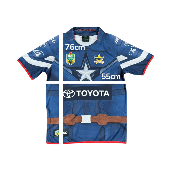 2017 Cowboys NRL Marvel Round Rugby Shirt - 9/10 - (M)