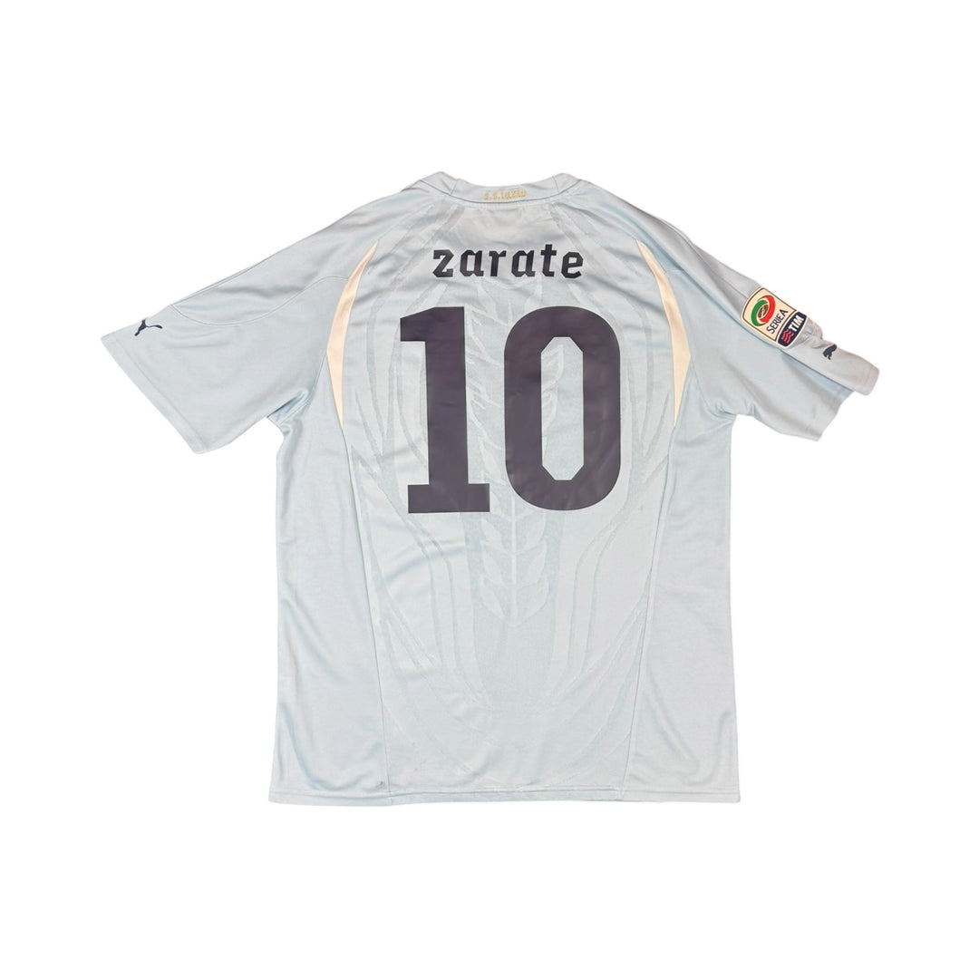 2010-11 Lazio Home Shirt ZARATE #10 - 8/10 - (L)