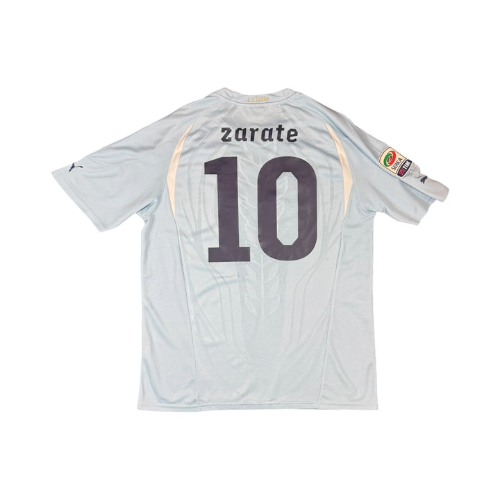 2010-11 Lazio Home Shirt ZARATE #10 - 8/10 - (L)