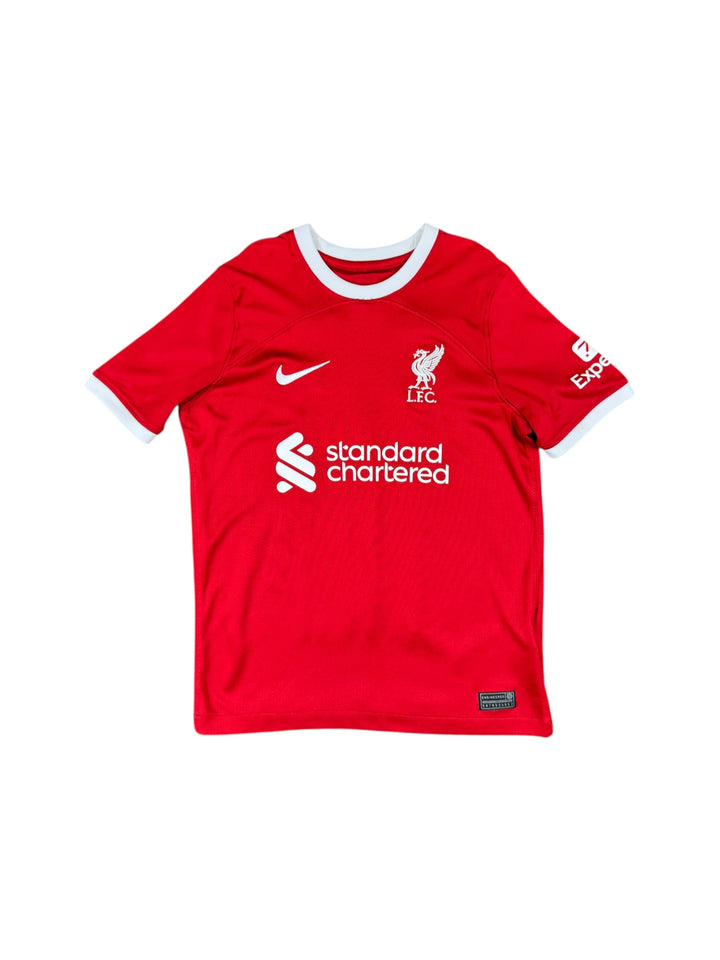 2023/24 Liverpool Home Shirt #10 M. SALAH - 9/10 - (11-12 Years)