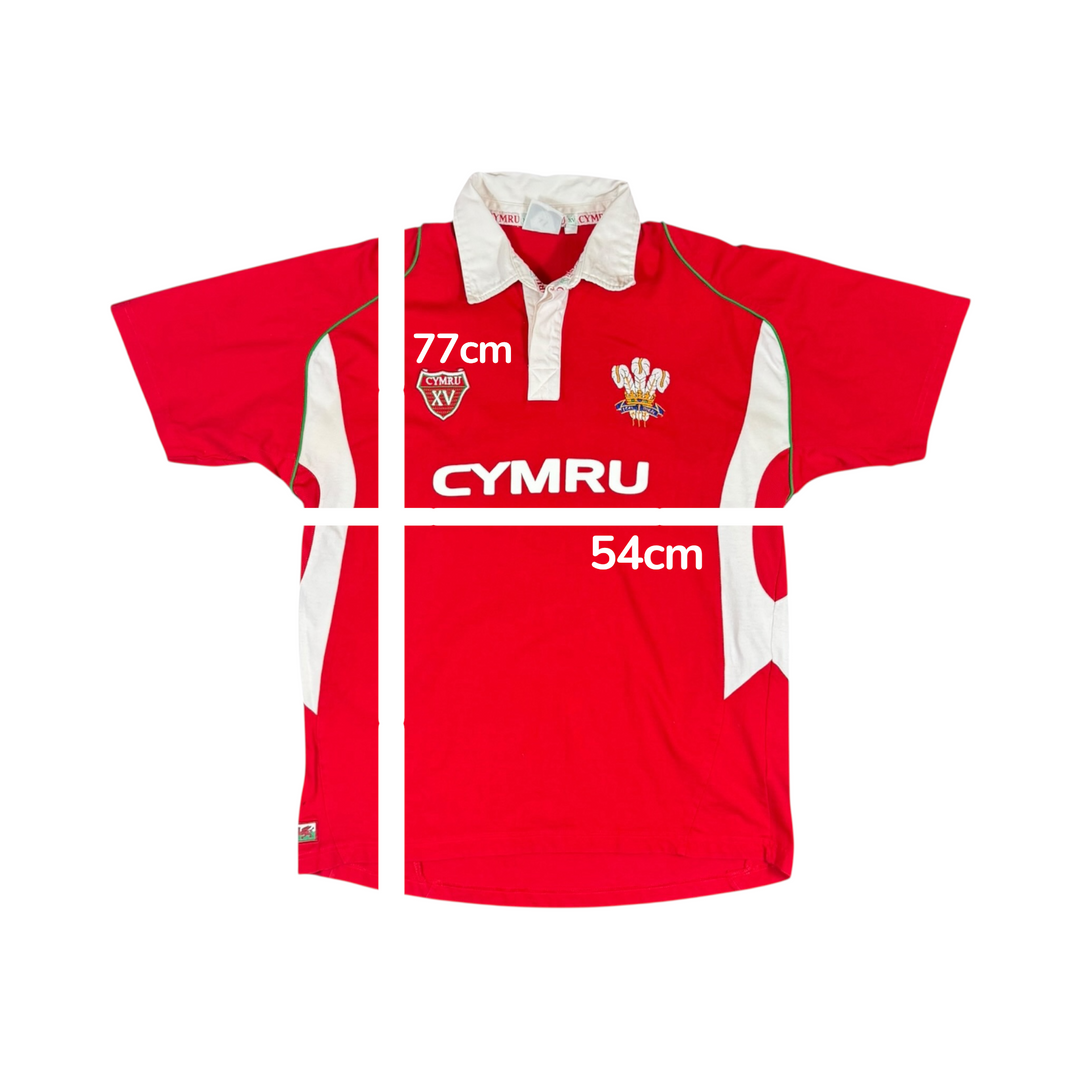 1990s Wales Rugby Union Fan Shirt #9 - 9/10 - (XL)
