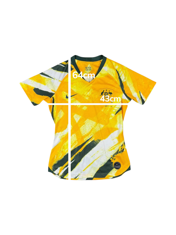 2019/20 Australia Nike Matilda’s Home Shirt #9 MACEY Signed by Lisa De Vanna - 9/10 - Women’s (S)