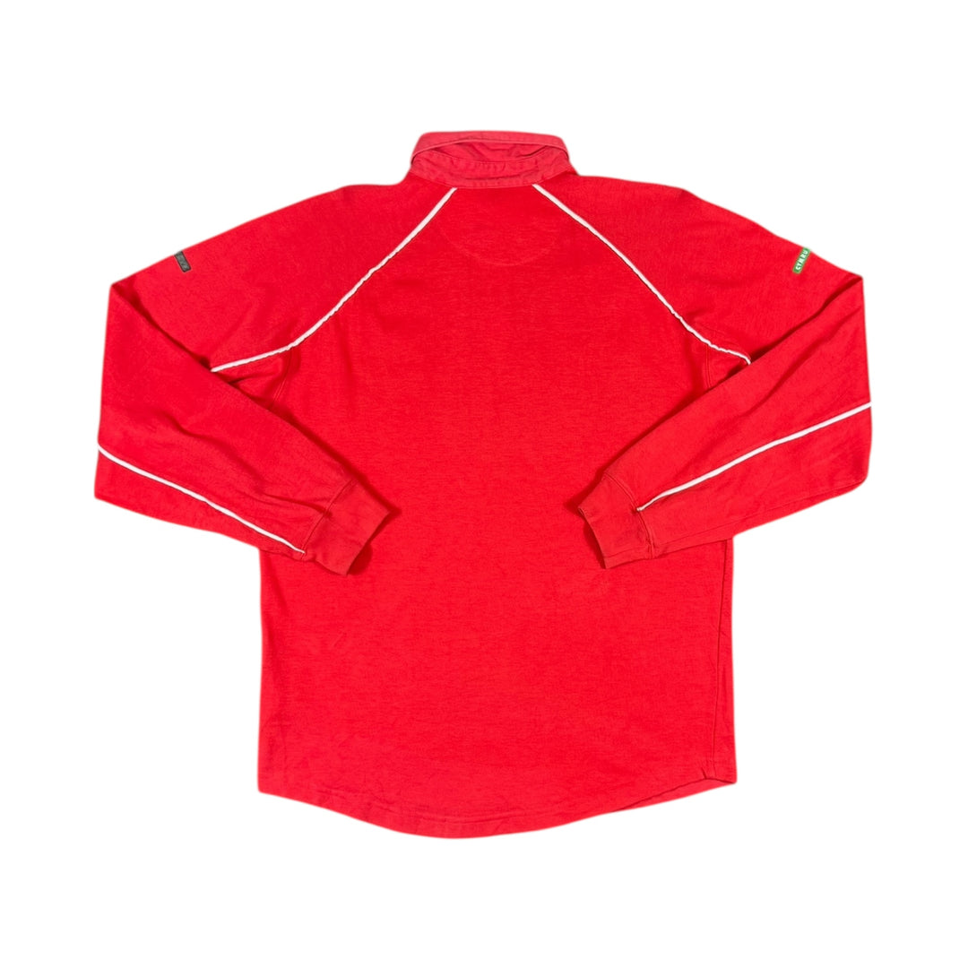 2001-02 Wales Reebok Home Rugby Longsleeve Shirt - 9/10 - (L)