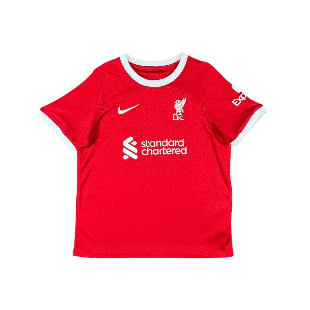 2023-24 Liverpool Nike Home Shirt #11 M. SALAH - 10/10 - (6-7 Years)