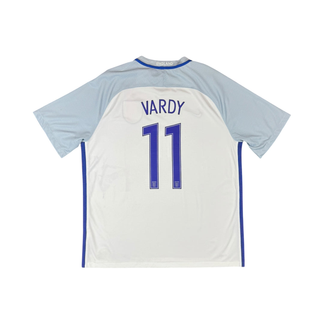 2016-17 England Nike Home Shirt VARDY #11 - 8/10 - (XL)