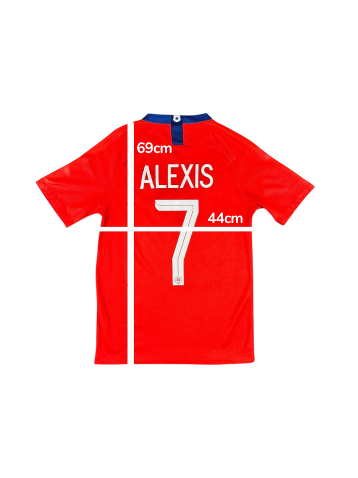 2018-19 Chile Nike Home Shirt #7 ALEXIS - 8/10 - (S)