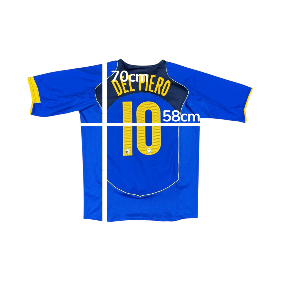 2004-05 Juventus Nike T90 Third Shirt #10 DEL PIERO - 10/10 - (XL)