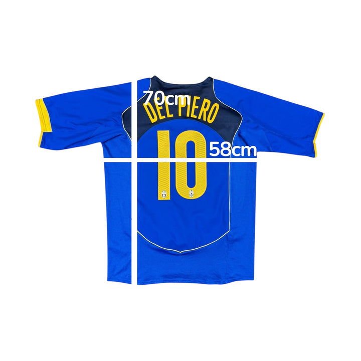 2004-05 Juventus Nike T90 Third Shirt #10 DEL PIERO - 10/10 - (XL)