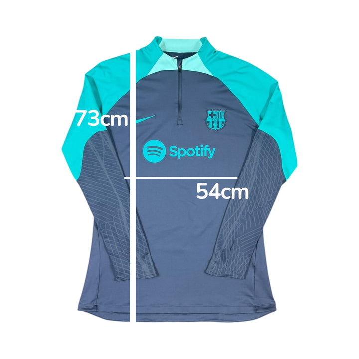 2023-24 Barcelona 1/4 Zip Training Shirt - 9/10 - (L)