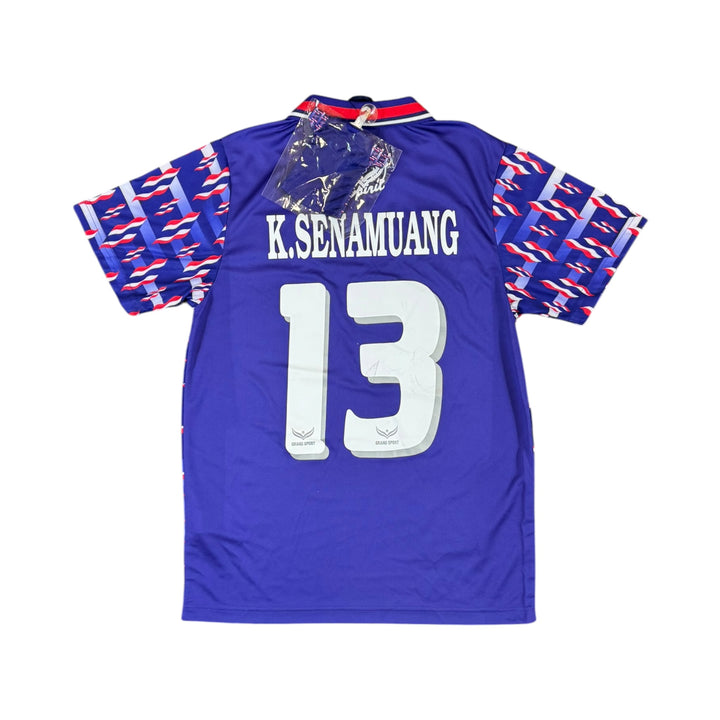 1997-98 Thailand Grand Sport Reissue Home Shirt K.SENAMUANG #13 Brand New (L)