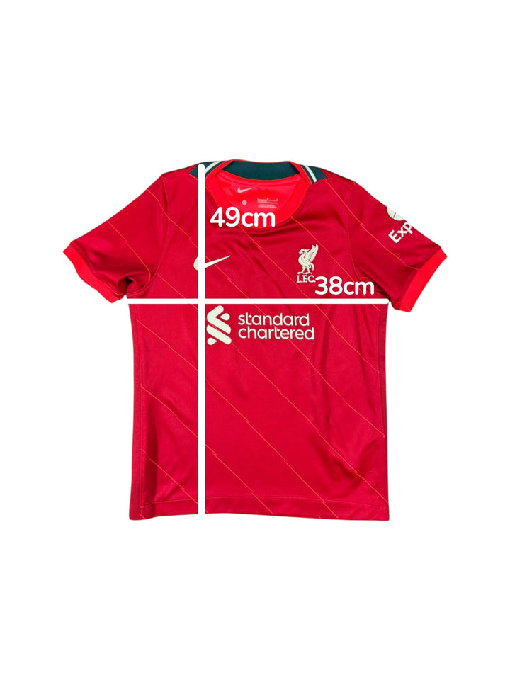 2021/22 Liverpool Nike Home Shirt - 9/10 - (6-8 Years)