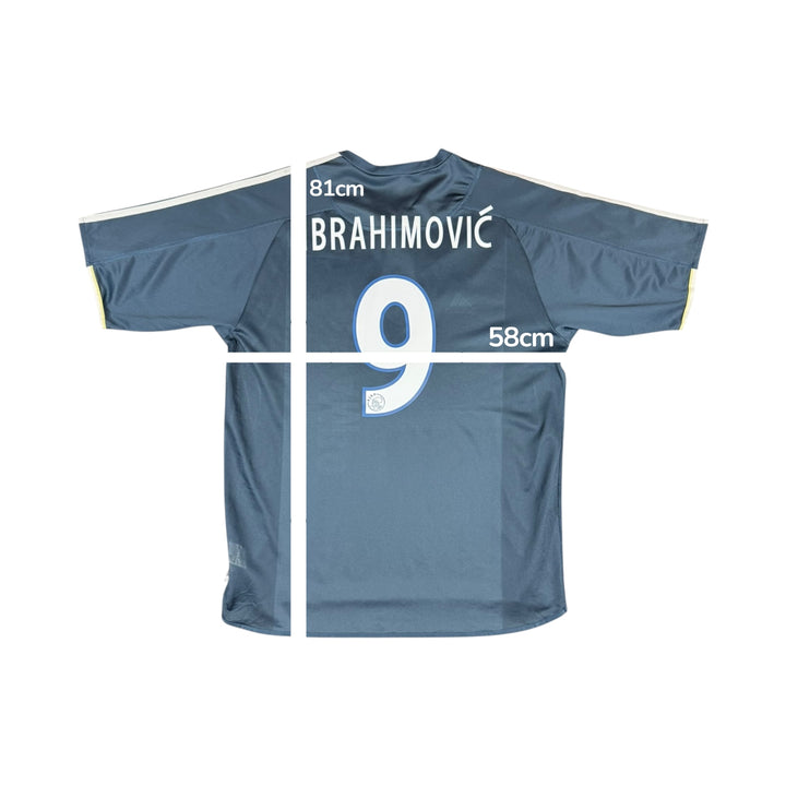2003-04 Ajax Adidas Away Shirt #9 IBRAHIMOVIC - 9/10 - (XL)