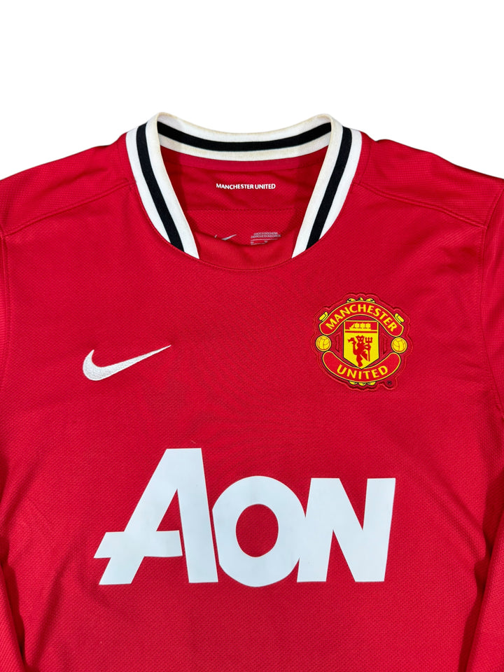 2011/12 Manchester United Nike Football Long Sleeve Shirt #11 Giggs - 8/10 - (M)