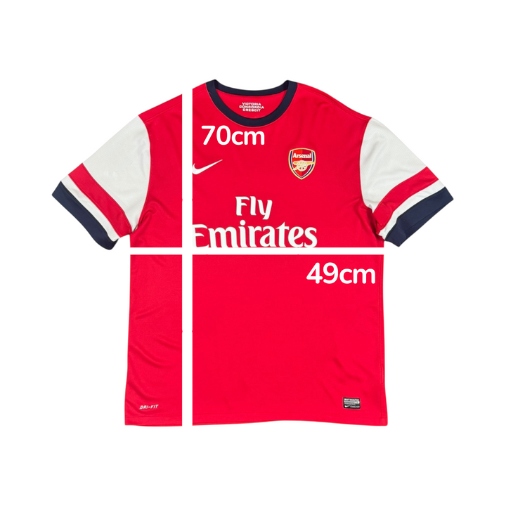 2012-14 Arsenal Nike Home Shirt - 8/10 - (XL)