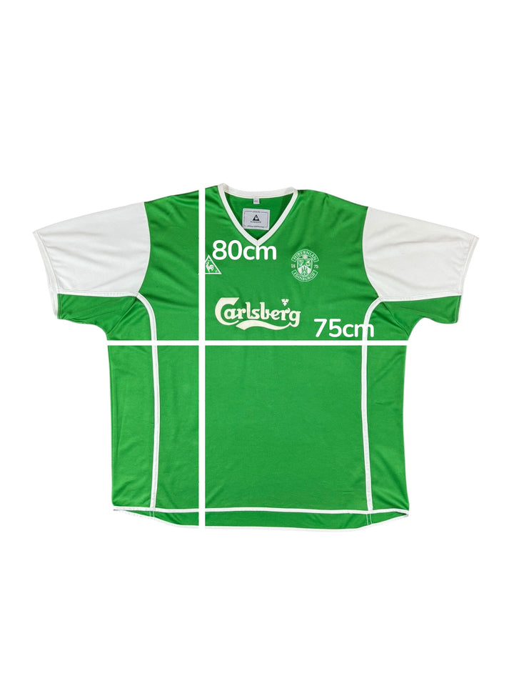 2002/03 Hibernian Edinburgh Le Coq Sportif Home Shirt - 9/10 - (2XL)