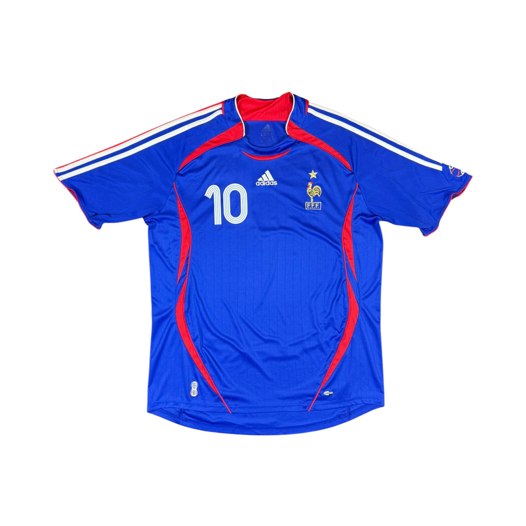 2006-07 France Home Shirt ZIDANE #10 - 8/10 - (M)