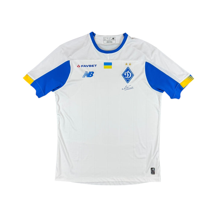 2019-20 Dynamo Kyiv Home Shirt Player Authentic - 9/10 - (M)