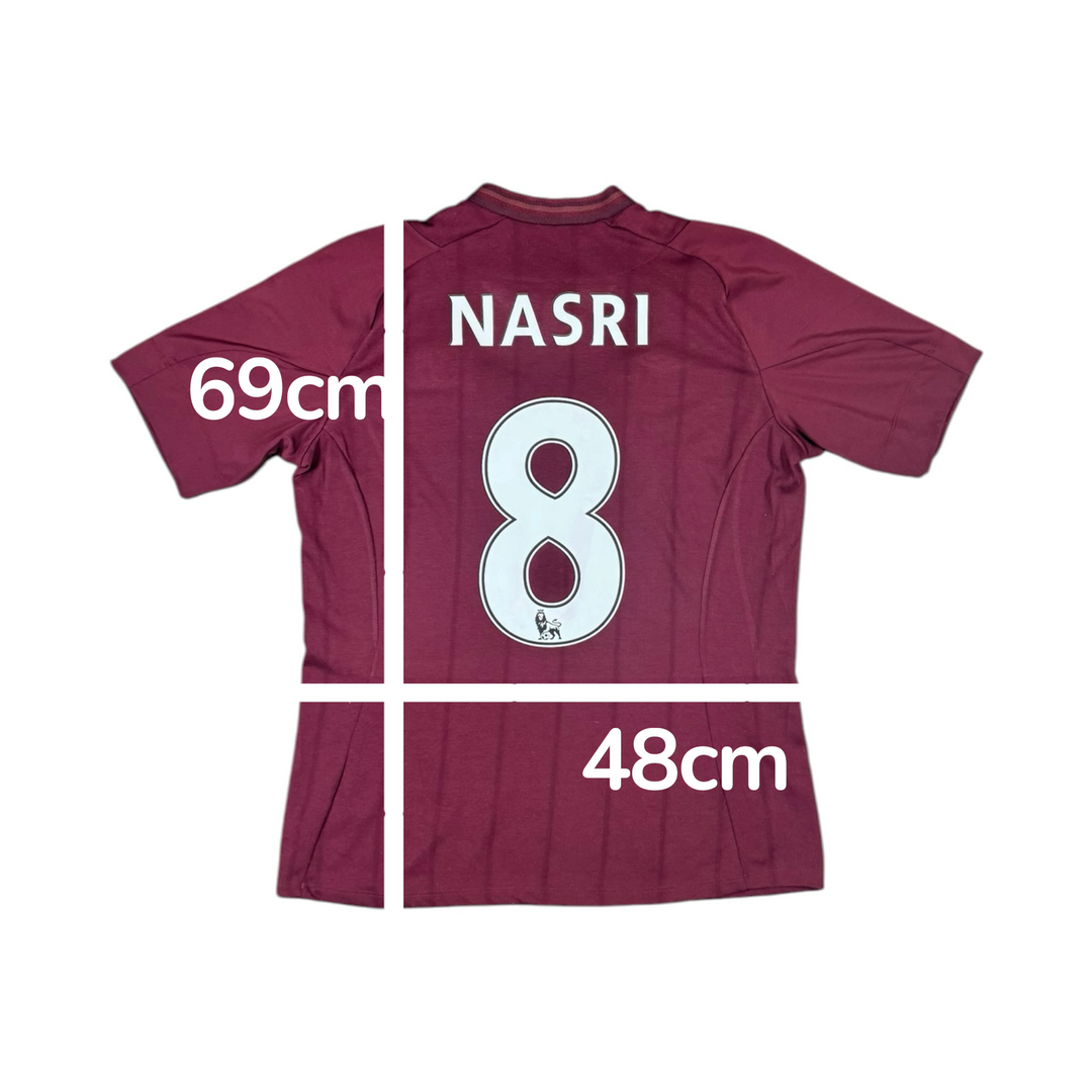 2012-13 Manchester City Away Shirt NASRI #8 - 8/10 - (M)