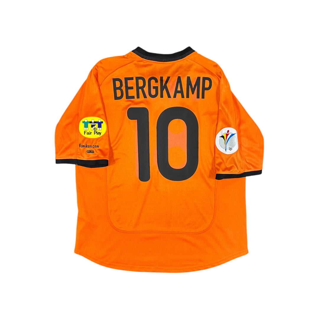 2000-02 Netherlands Nike Home Shirt #10 BERGKAMP - 8/10 - (L)