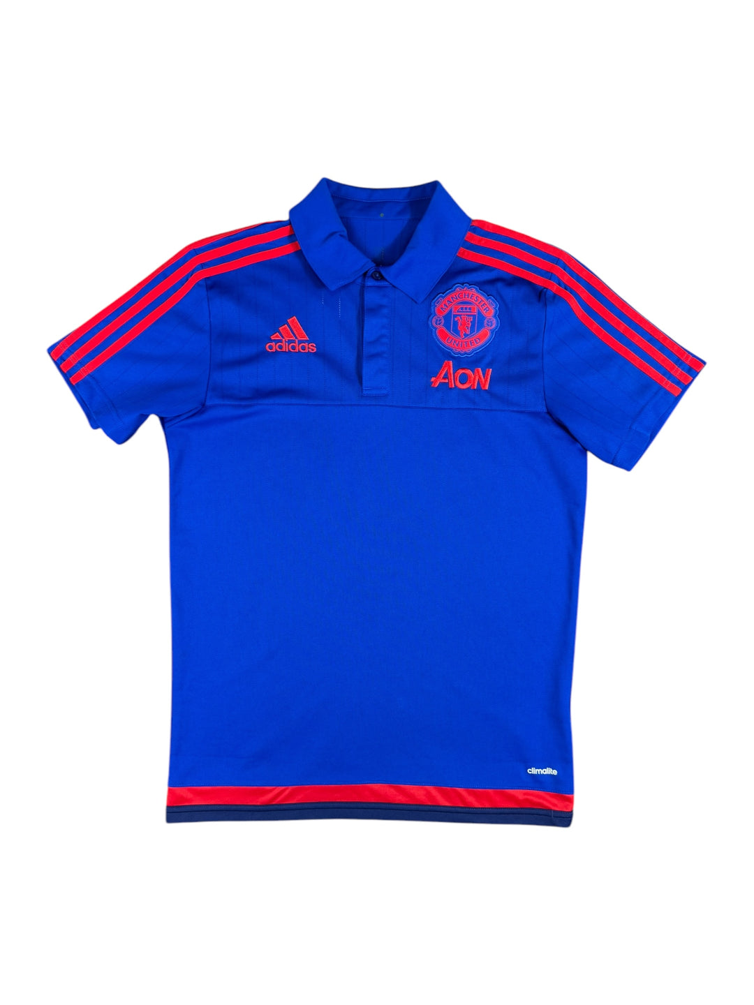 2015/16 Manchester United Adidas Football Polo - 8/10 - (L)