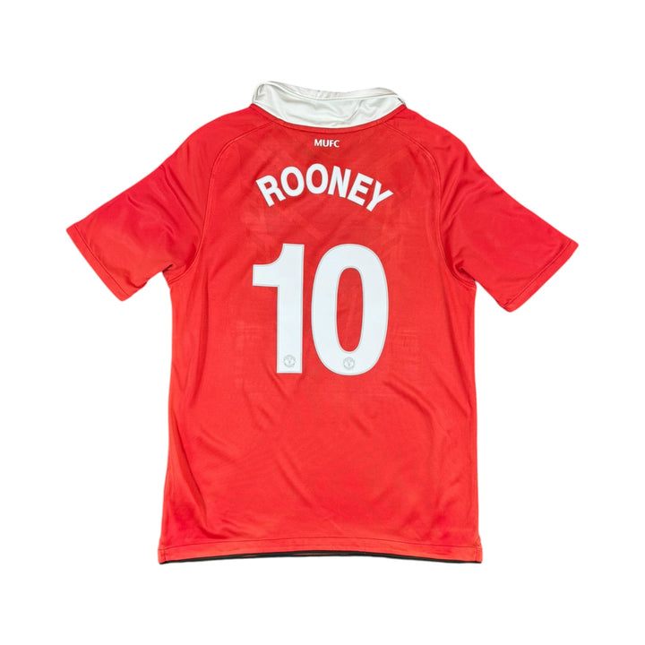2010-11 Manchester United Home Shirt + Shorts ROONEY #10 - 8/10 - (13-15 Years)