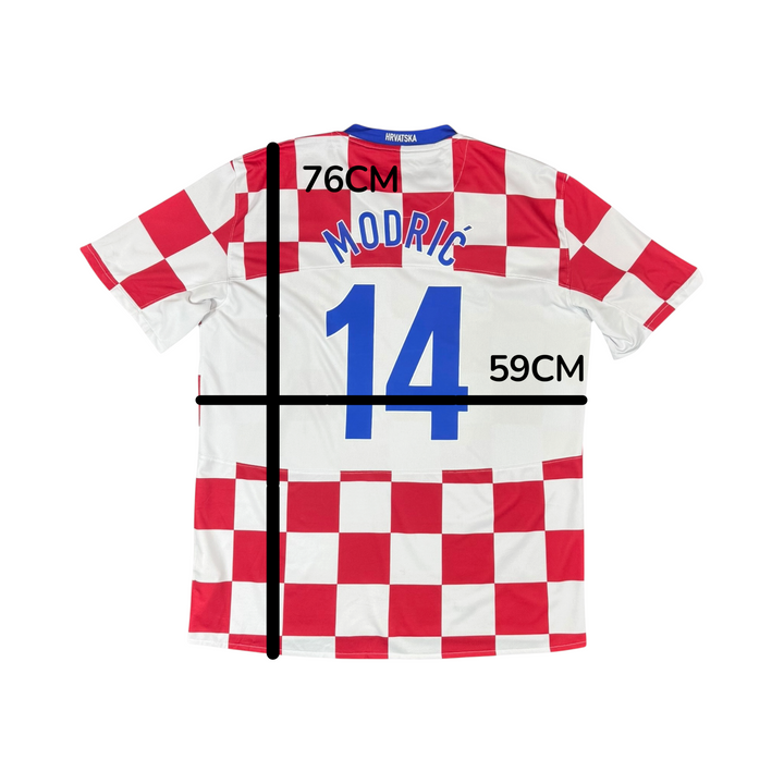 2008-09 Croatia Nike Home Shirt MODRIC #14 - 9/10 - (XL)