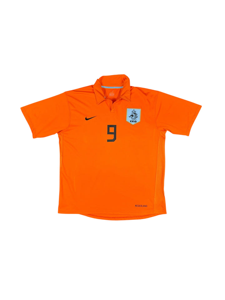 2006-08 Netherlands Nike Home Shirt #9 V. NISTELROOY - 9/10 - (XL)