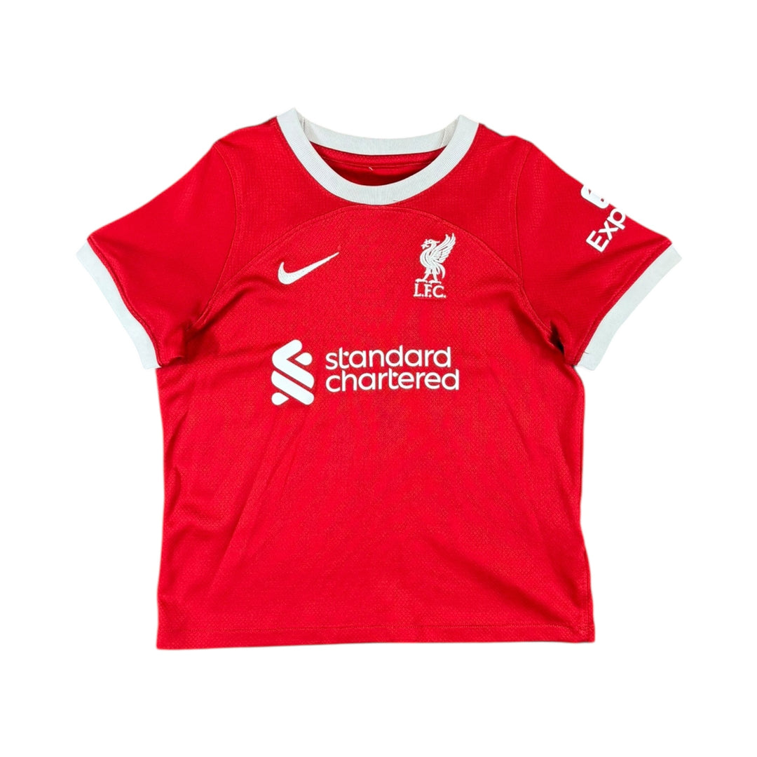 2023-24 Liverpool Nike Home Shirt #4 VIRGIL - 7/10 - (4-5 Years)