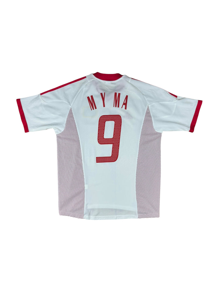 2002/04 China Adidas Away Football Shirt #9 M Y MA - 8/10 - (M)