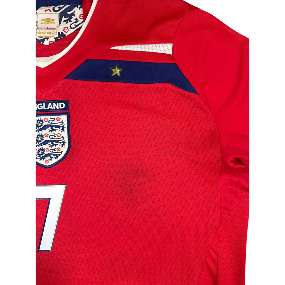 2008-10 England Umbro Away Shirt BECKHAM #7 - 7/10 - (L)