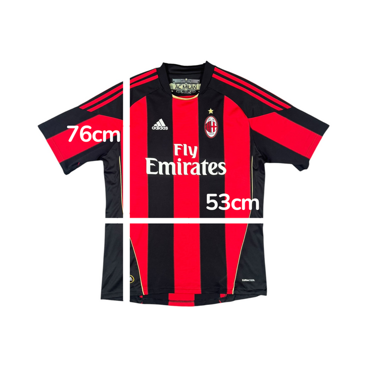 2010-11 AC Milan Home Shirt - 8/10 - (L)