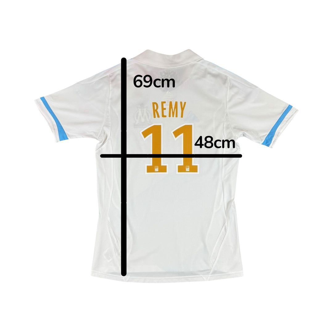 2011-12 Marseille Adidas Home Shirt #11 REMY - 7/10 - (15-16 Years)