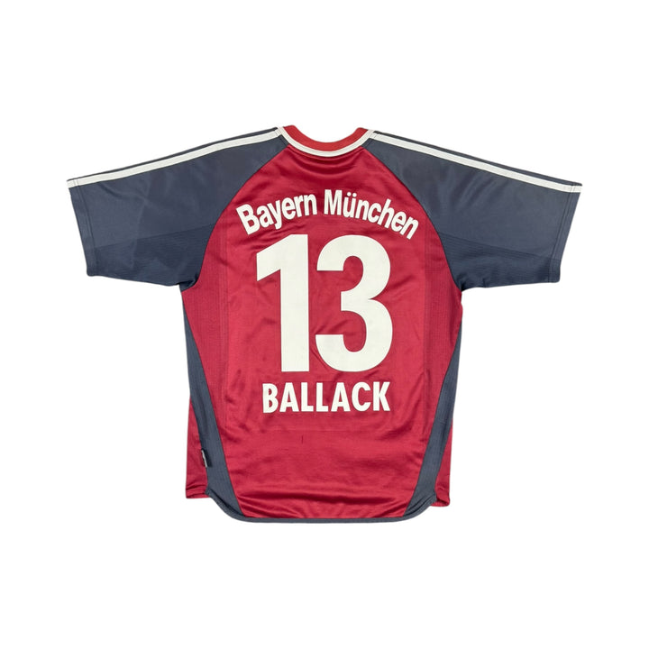 2002-03 Bayern Munich Adidas Home Shirt #13 BALLACK - 7/10 - (S)