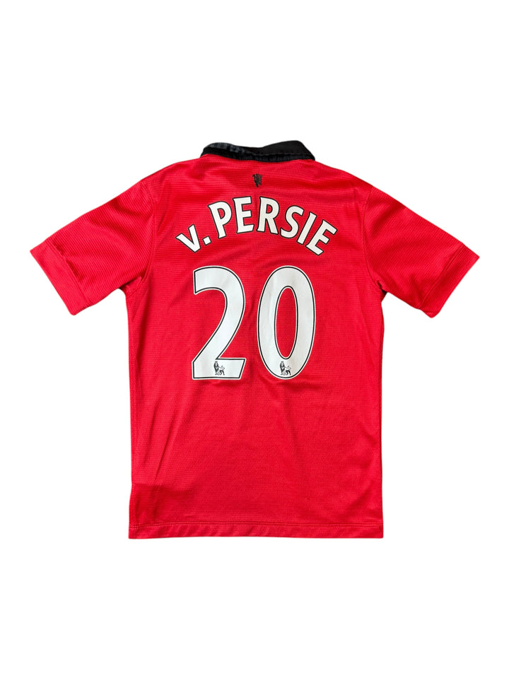 2013/14 Manchester United Home Shirt #20 V. Persie - 9/10 - (8-10 Years)