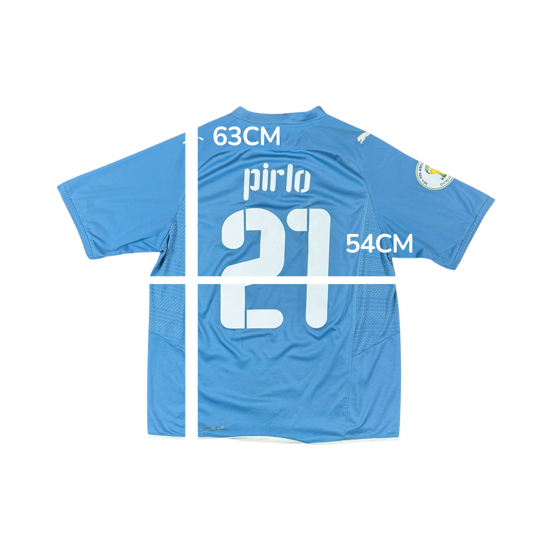 2009-10 Italy Puma Home Shirt PIRLO #21 - 8/10 - (M)