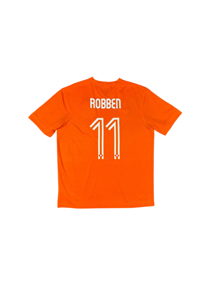 2014-15 Netherlands Nike Home Shirt #11 ROBBEN - 9/10 - (XL)