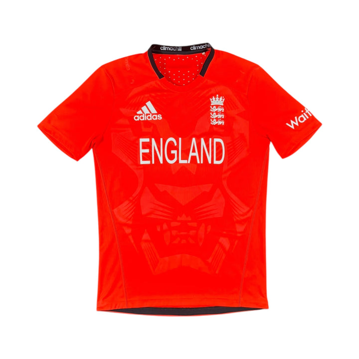 2014-15 England Cricket Adidas Home Shirt Player Issue - 8/10 - (S)